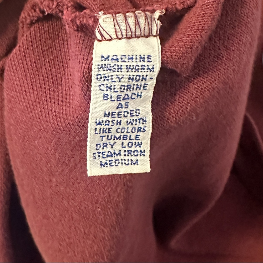 Polo Ralph Lauren Vintage Burgundy Red Polo T-Shirt Size XXL - Picture 9 of 9